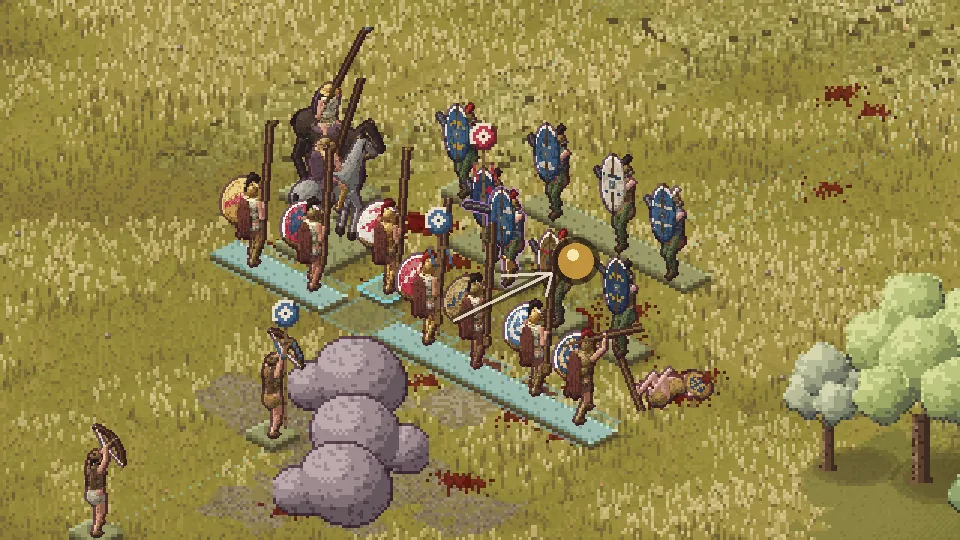 Cavalry charges a Celtic flank and the line routs