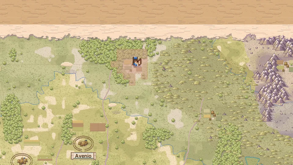 A pass over the war map to a rival army