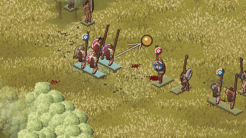A shield wall holds in a ranked duel